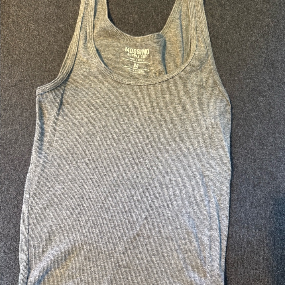 Mossimo Supply Co. Heather Gray Tank Top